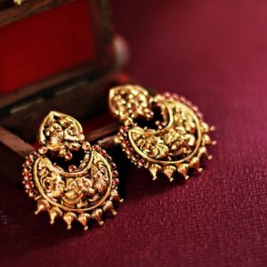 Antique Ruby Chandbali